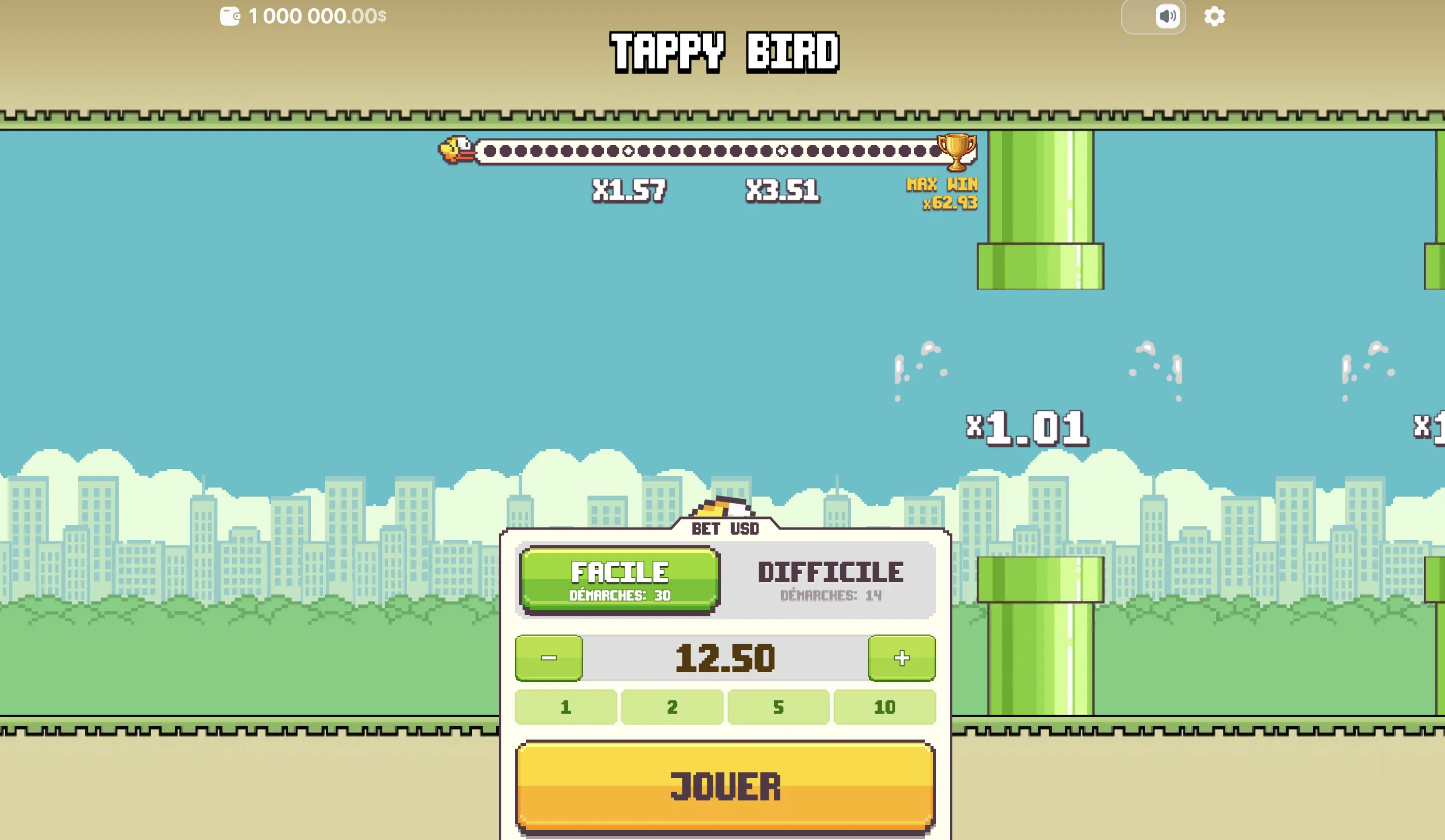 Fiche technique de Tappy Bird : les chiffres clés Fiche technique de Tappy Bird : les chiffres clés